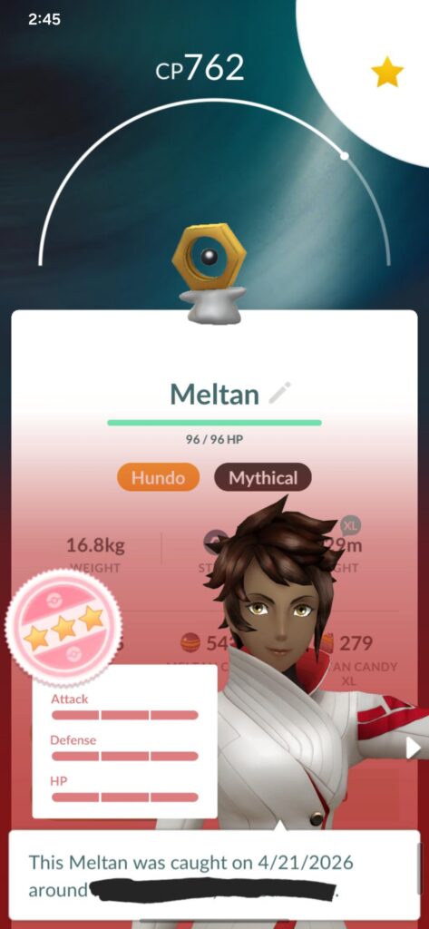 Used the Mystery Box for the first time today, (yes, I am aware that I could have opened it tomorrow when the event starts), and caught my second of this little guy! Will open it again on Friday and hope for a Shundo or another Hundo!