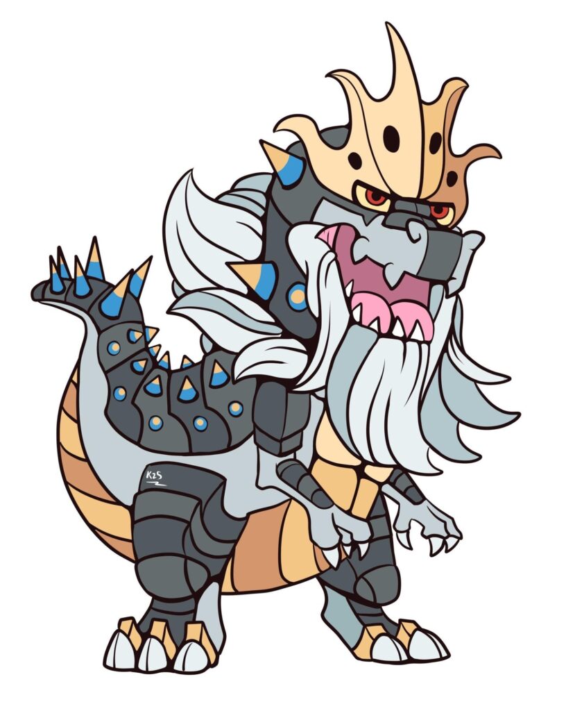 Mega titantrum commission (drawn by me)