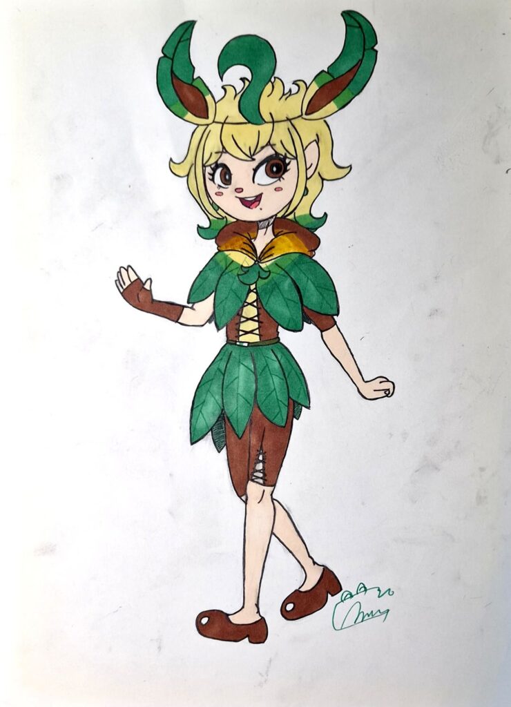 Leafeon humanization [OC]