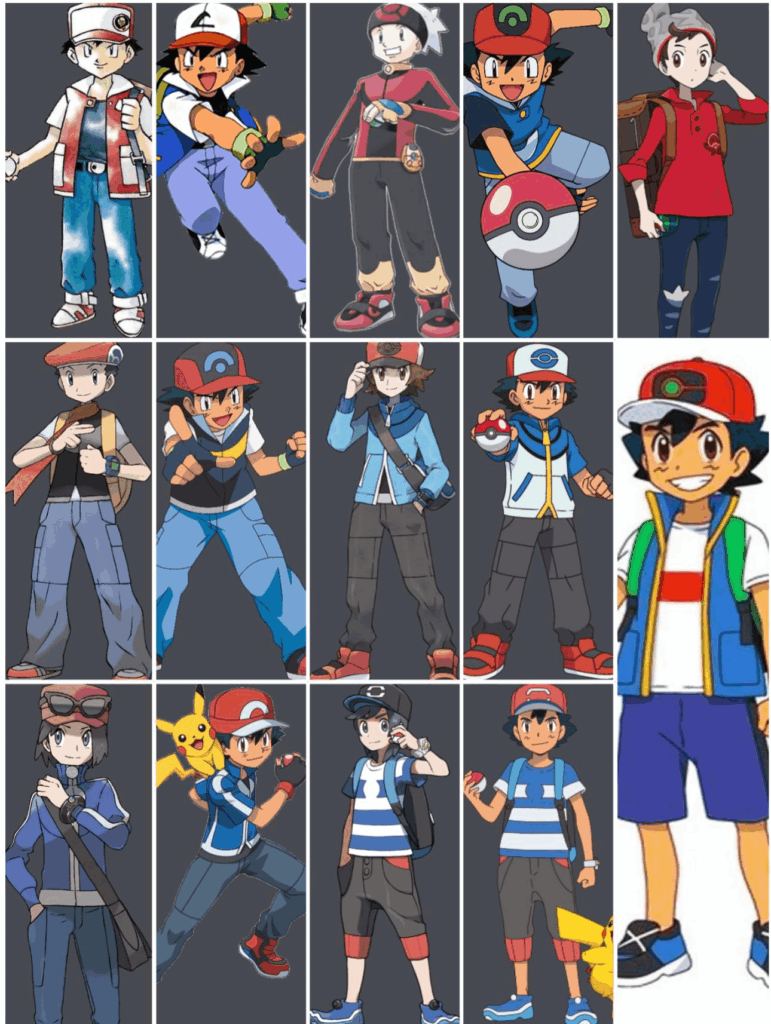 Do you think Ash could be considered a counterpart to almost all the male protagonists in the games, and not just Red?