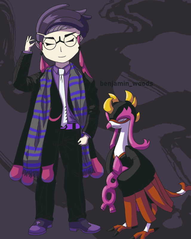 [OC] My recent 2 fan arts featuring Corbeau