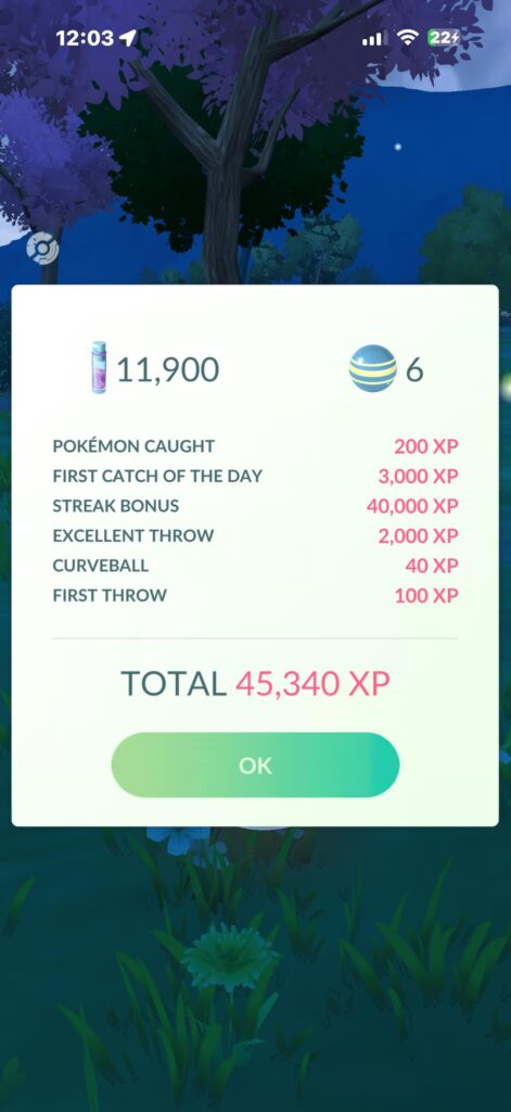 Wow this made me happy seeing all the xp and star dust