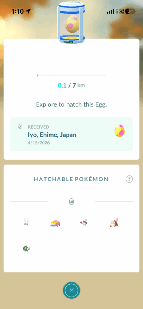 Haven’t seen this posted yet, it looks like Galarian Corsola from Mateo eggs don’t have the current event costume