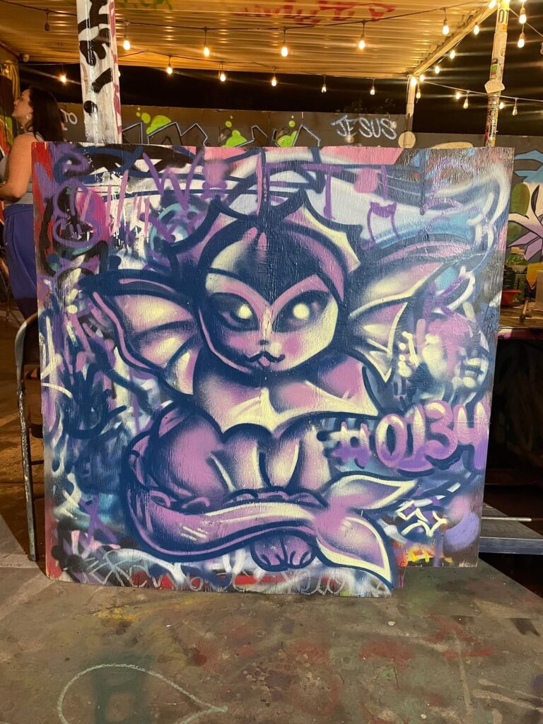 Vaporeon Spray Paint Practice