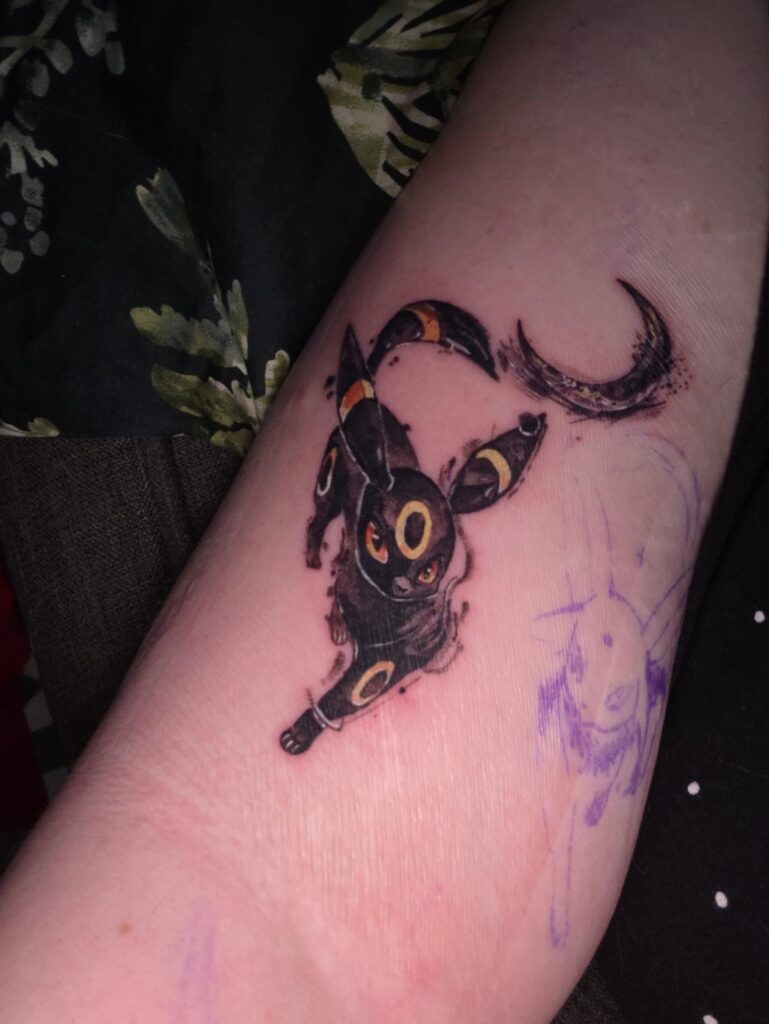 Got my first pokemon tattoo!