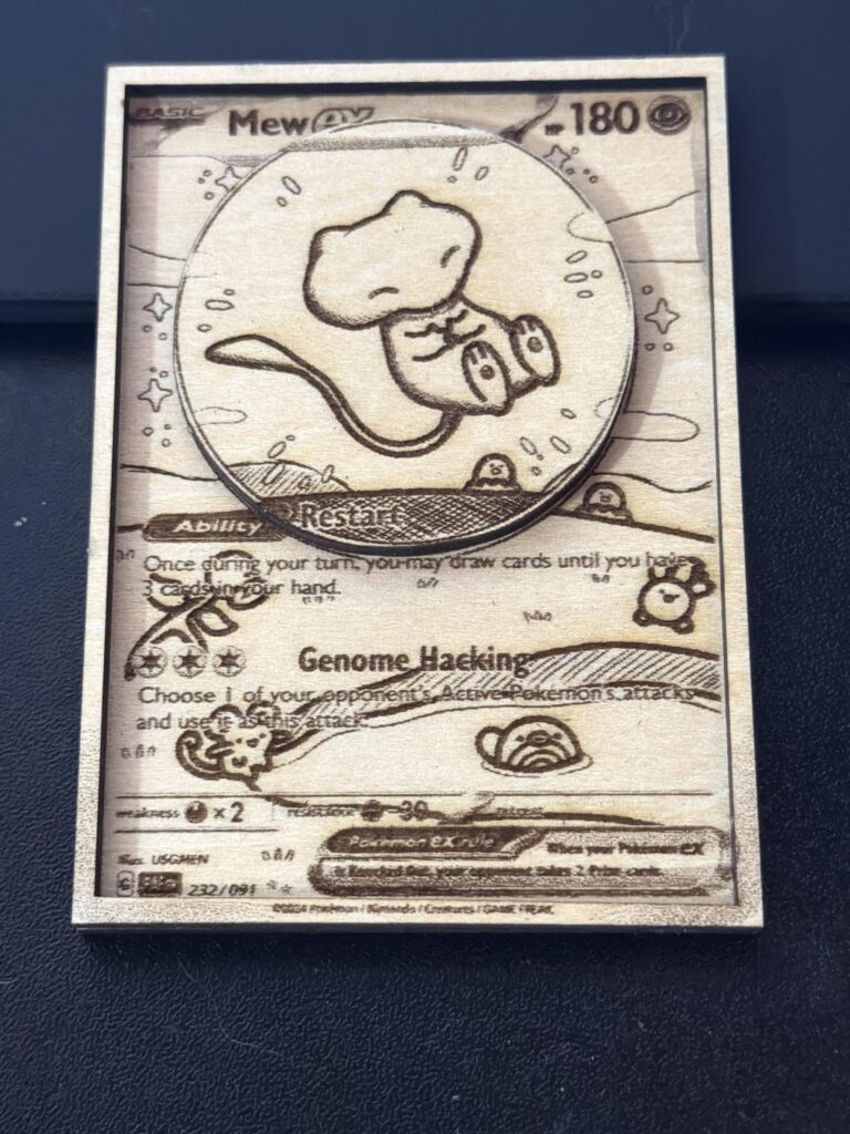 Finally tried my hand at a "Full Art" wood card