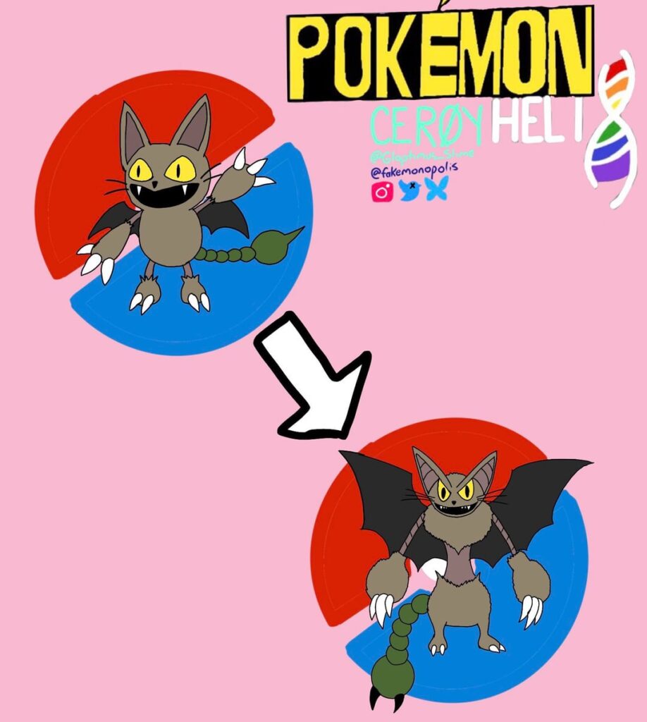 [OC] Convergent Manticore Gligar & Gliscor