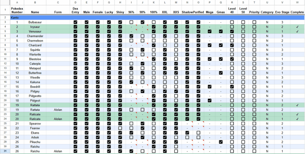 Pokedex Tracker