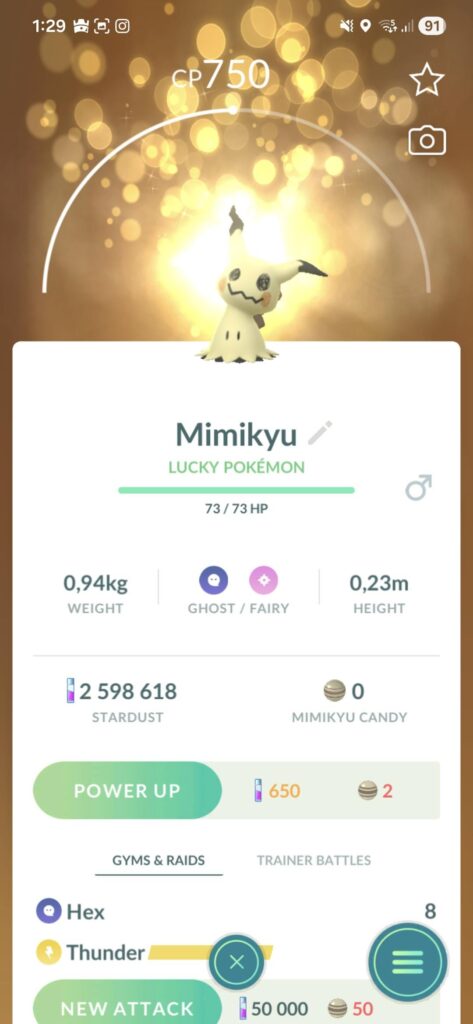 Lucky Mimikyu already!