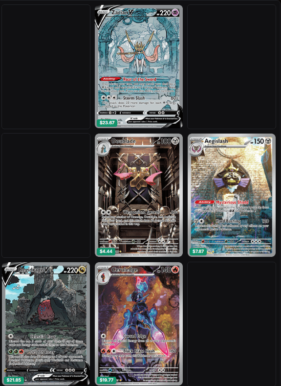 Looking for Medieval looking cards for a themed binder page, any suggestions?