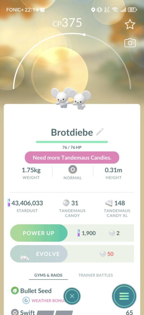 Removed feature - rare candy proposition