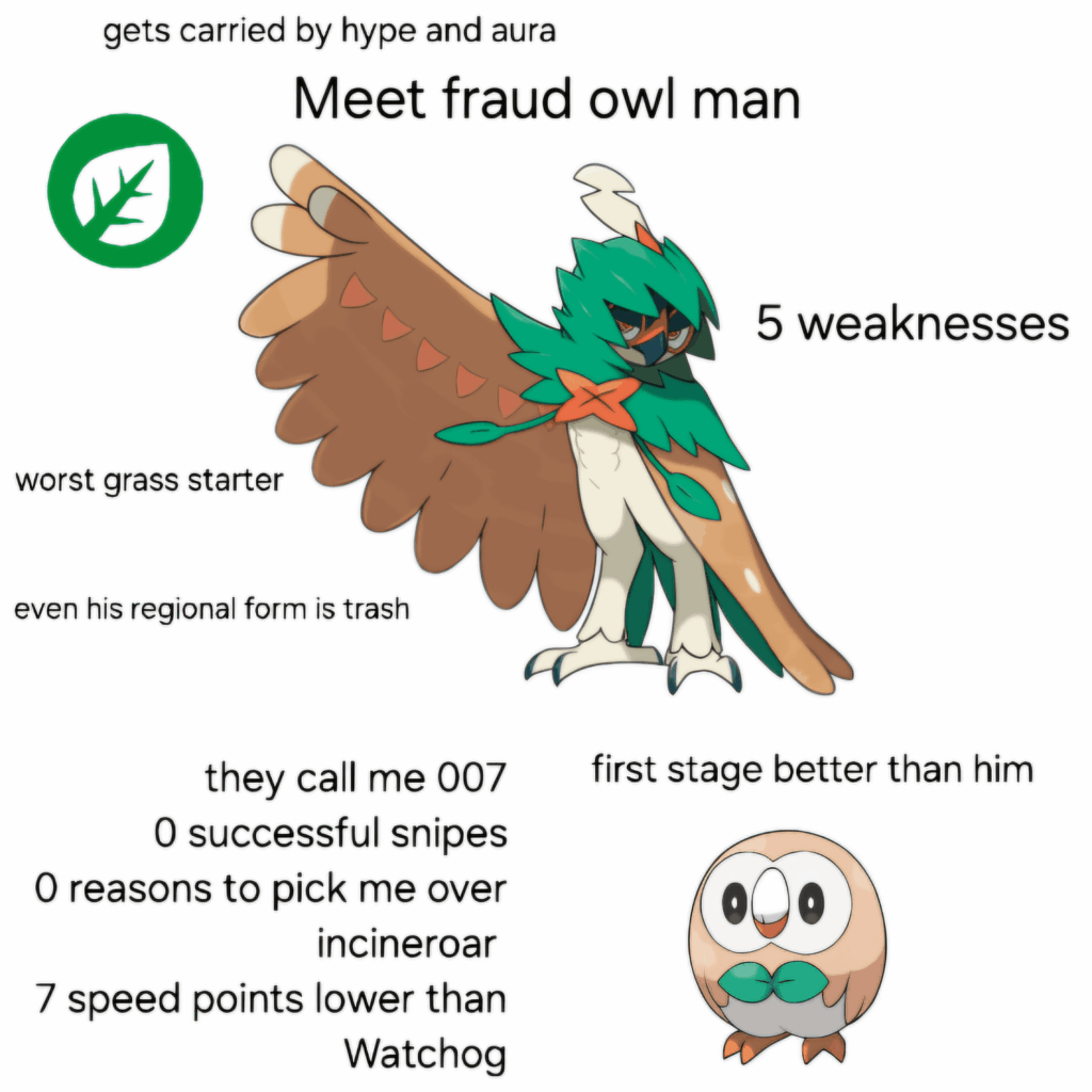 New worst grass starters