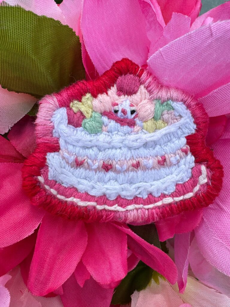 Slurpuff Cake Embroidered Patch!