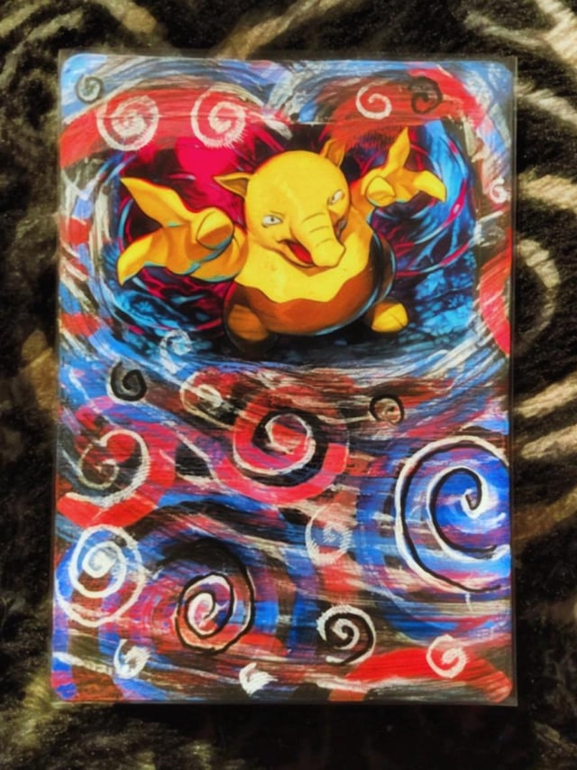 (OC) Drowzee and Boundsweet Card Paintings