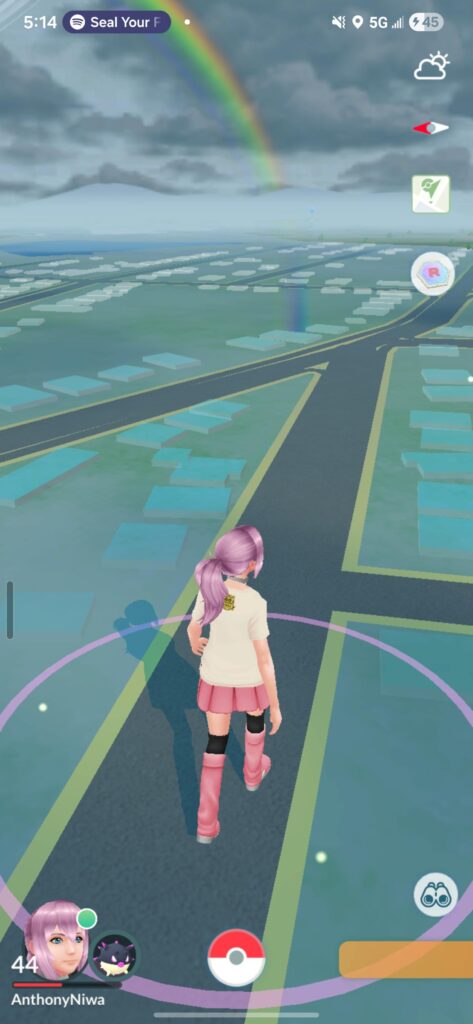 Rainbow in Pokémon Go