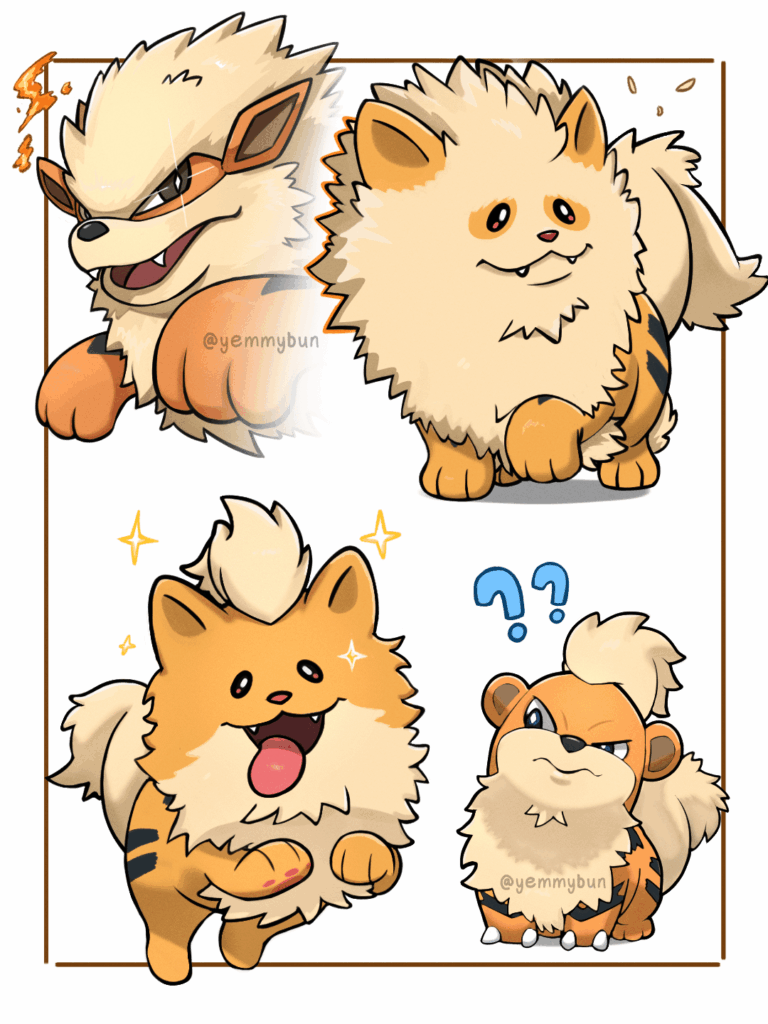 Pombon is a big fan of Arcanine (OC)