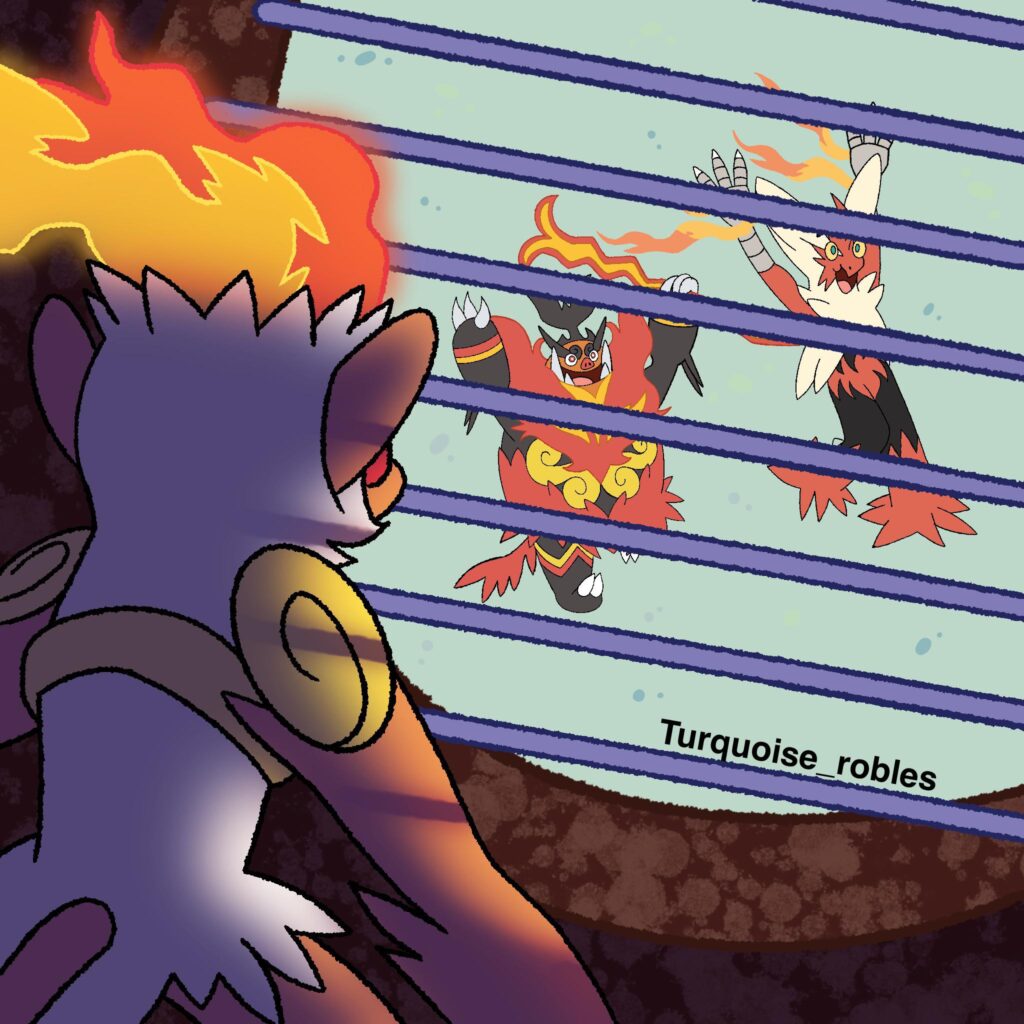 POV: you’re the only Fire/Fighting type starter to not receive a Mega