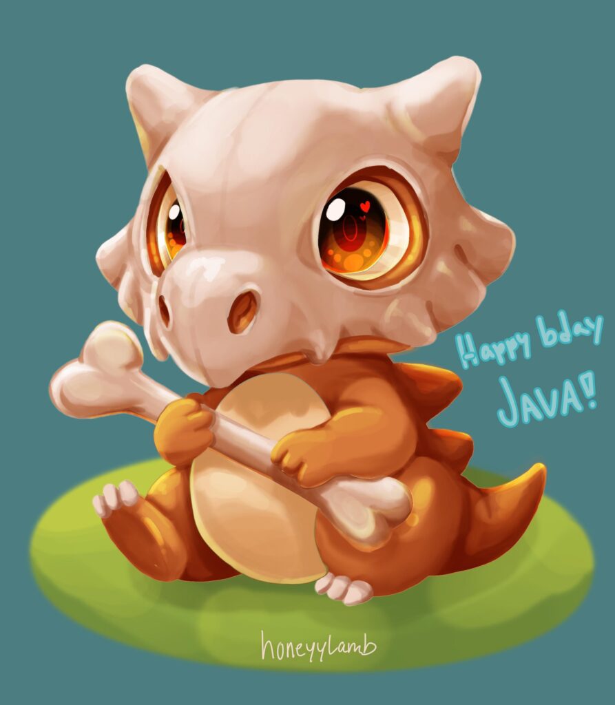 [OC] I drew cubone for my friend’s bday