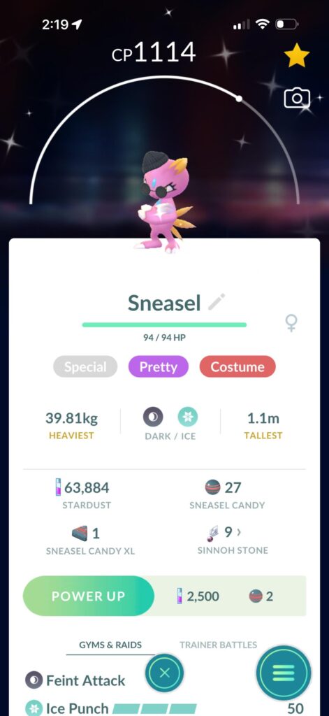 My first remote raid ever and I got a shiny of my favorite Pokémon 😭
