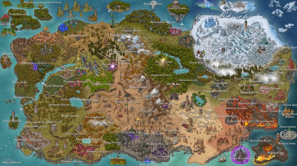 Pokemon Mystery Dungeon Map [OC]