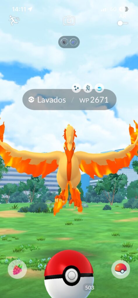 Back 2 back galarian birds and The second one was my first shiny