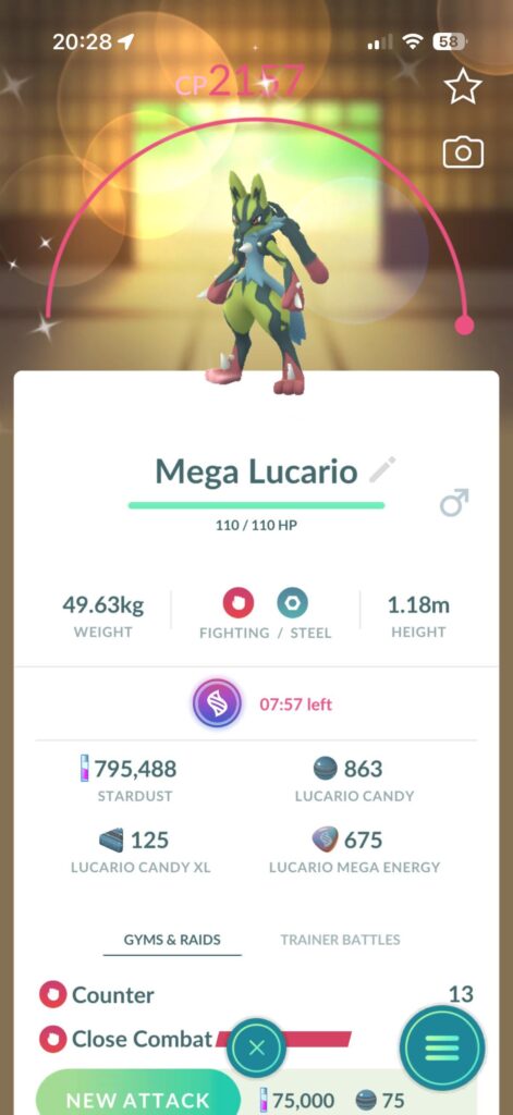 Mega Shiny Lucario