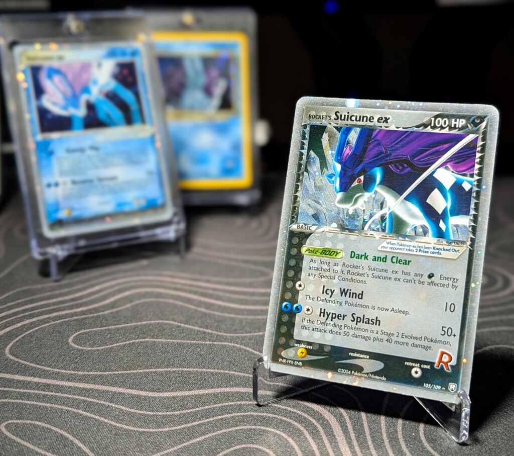 Went to my 1st card show and left with a grail for my Suicune collection!