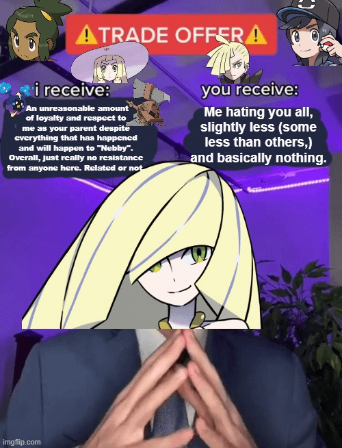 Since SM is turning a decade old this year, let's talk about the scene in Lusamine's trophy room because it was insane ngl!