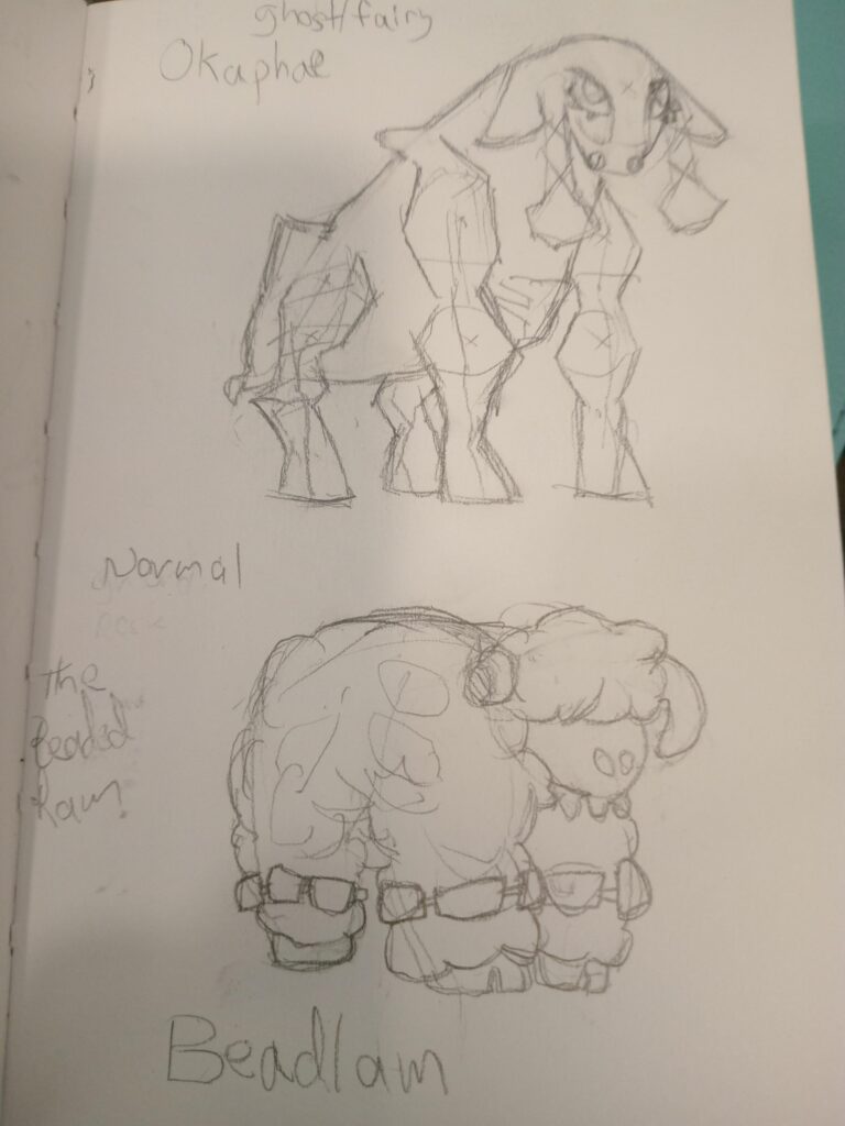 Not subtly inspired by SOTC fakemon