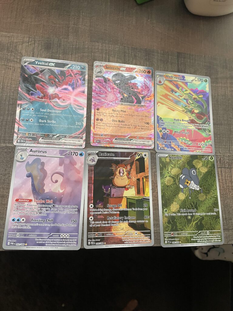 Today’s hits from 4 loose packs