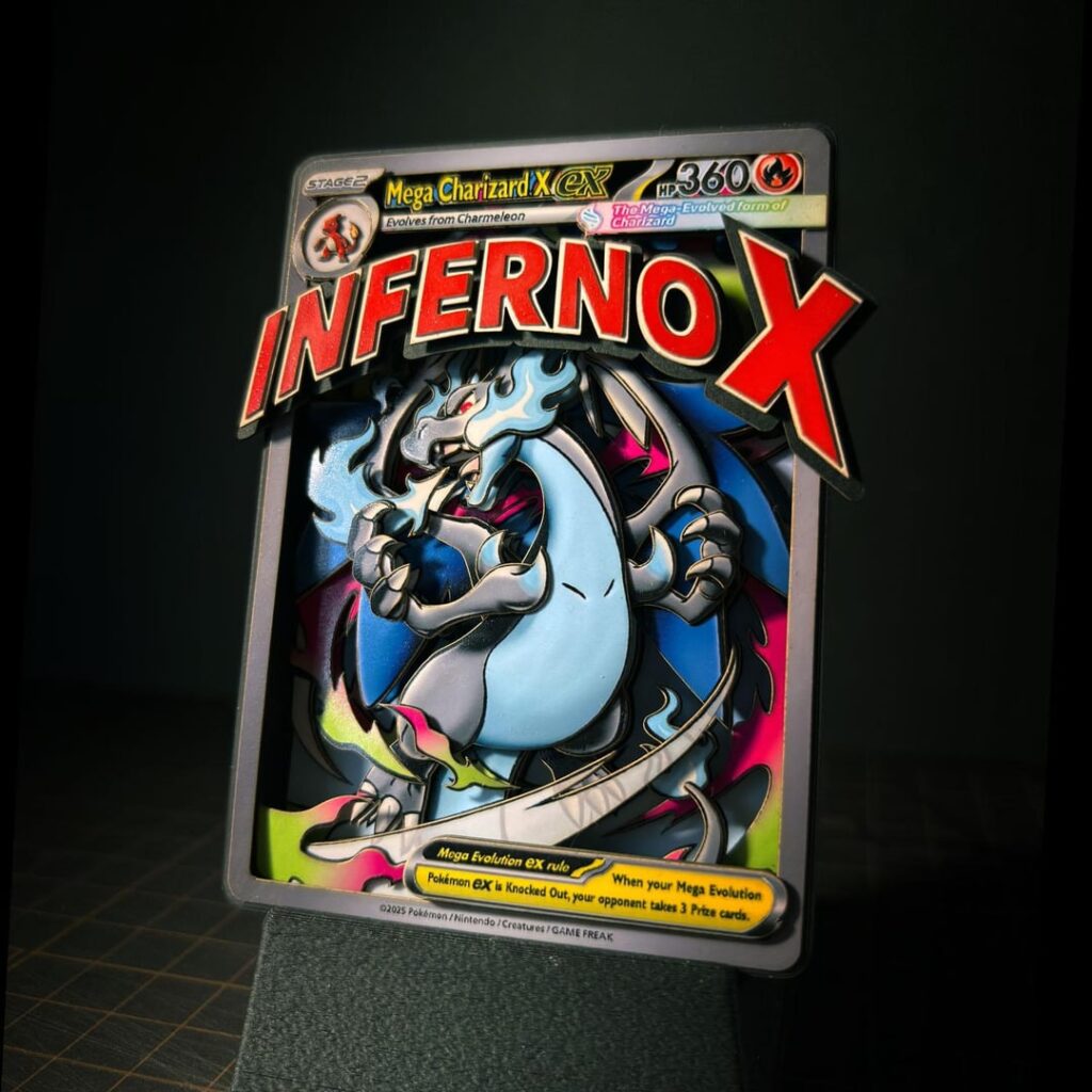 [OC] I tried making the text overlay 'break' the card borders for a more 3D look. Do you think it works, or should I stick to the original frame?