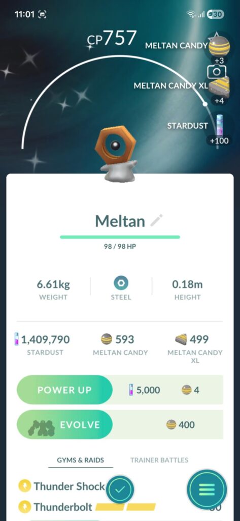 Not sleep on the Mystery Box, Shiny Meltan is REAL!!!