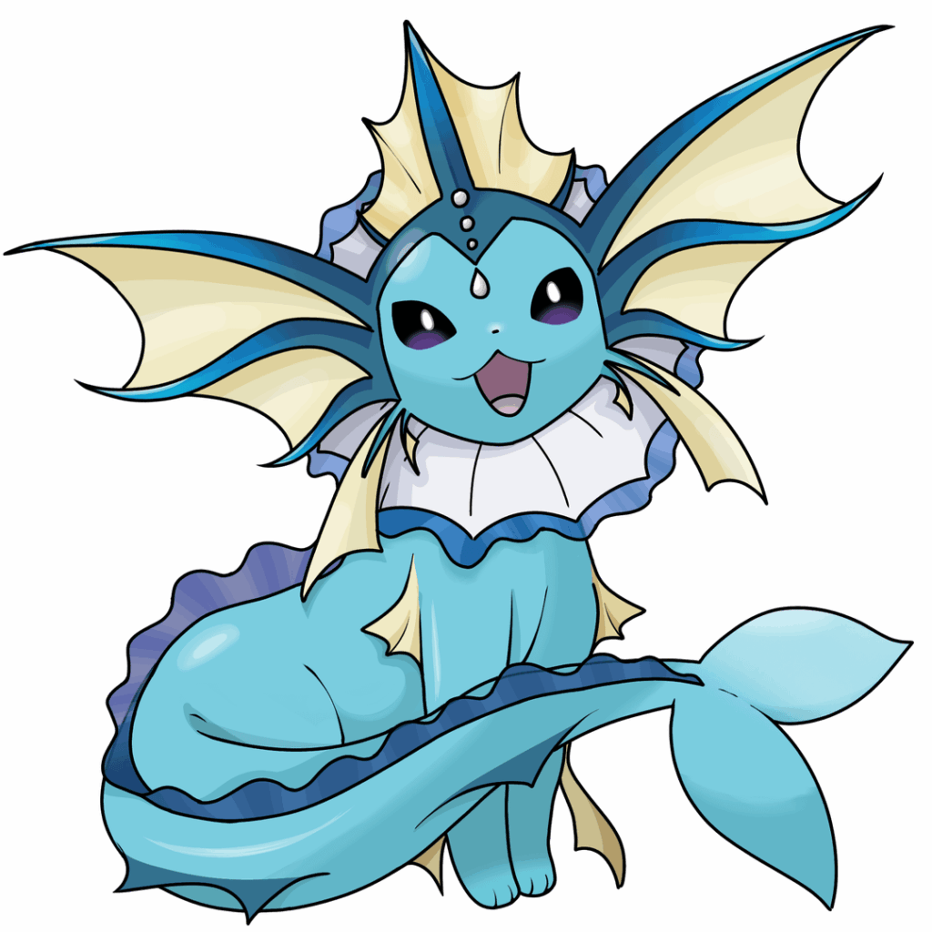 I made a mega Vaporeon