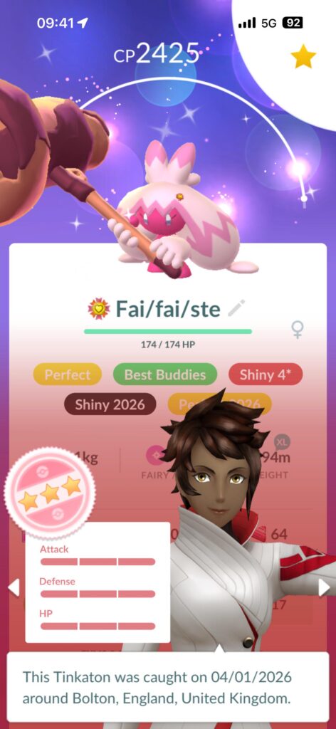 Anyone else got shundo tinkatink before event?