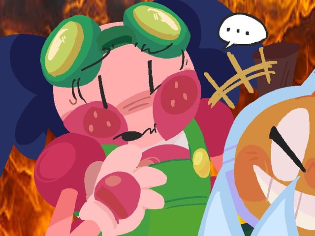 Ash's dad(A.k.a Mimey) and his chud Rotom friend