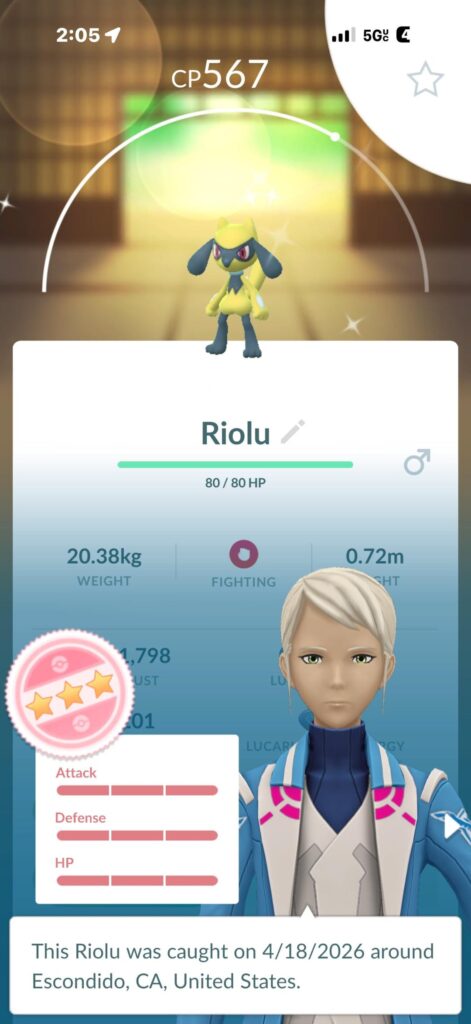 Riolu hatch day was wild