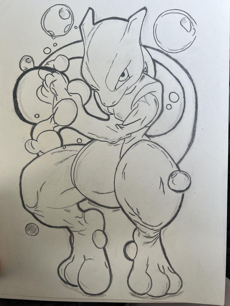 Mewto Sketch (artbyme)
