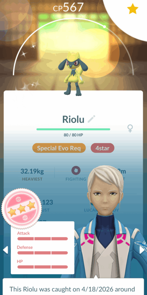 Riolu Hatch Day was the best event!