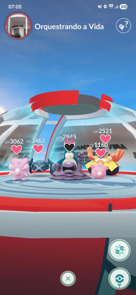The kind of gyms that appears when you need coins