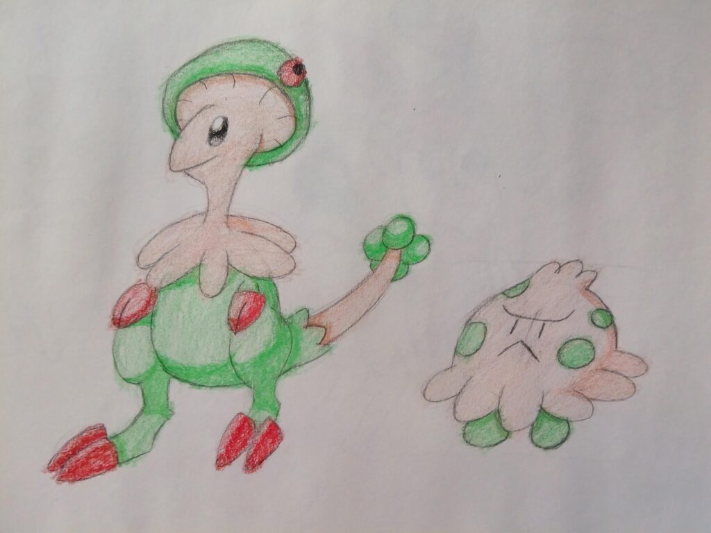 Breloom & Sharoomish Art (oc)