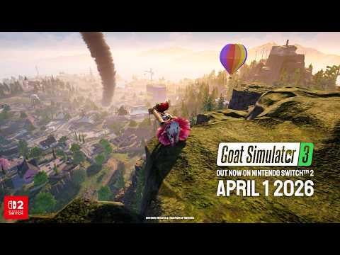 Goat Simulator 3 Releases Today On Switch 2