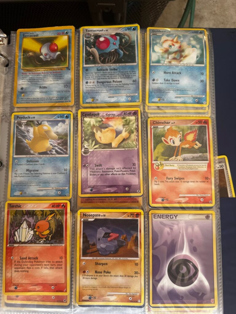 Found my old binder filled with cards!! I’m shocked to see how well they held up.