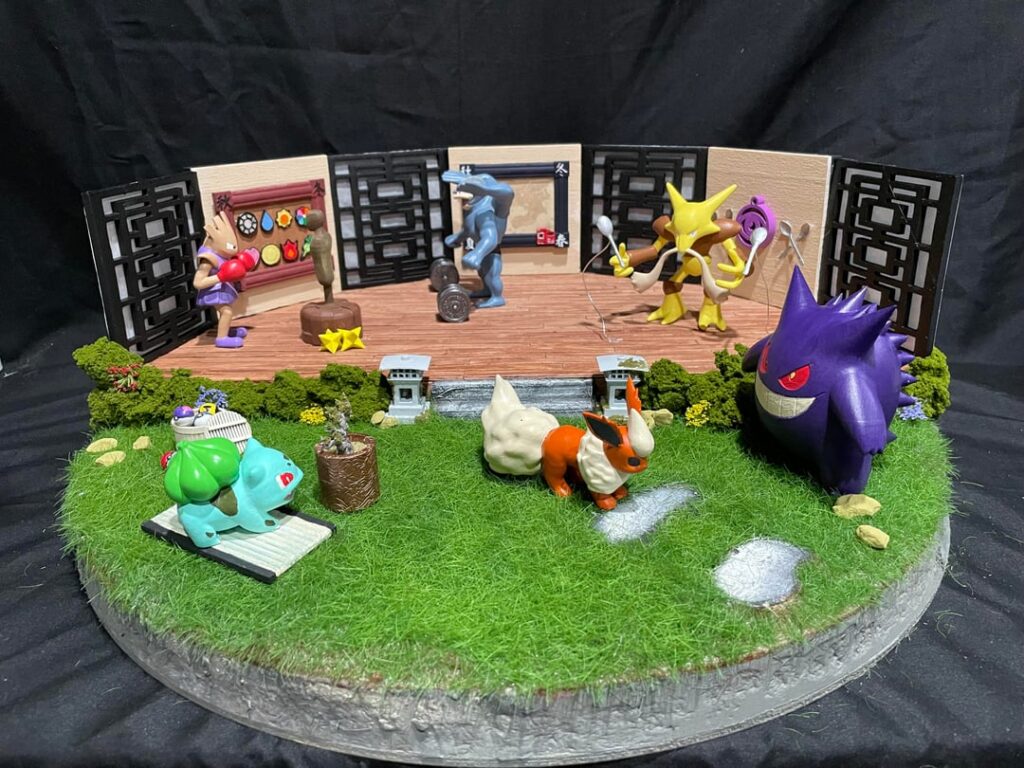 I built a garden/dojo for my OG team.