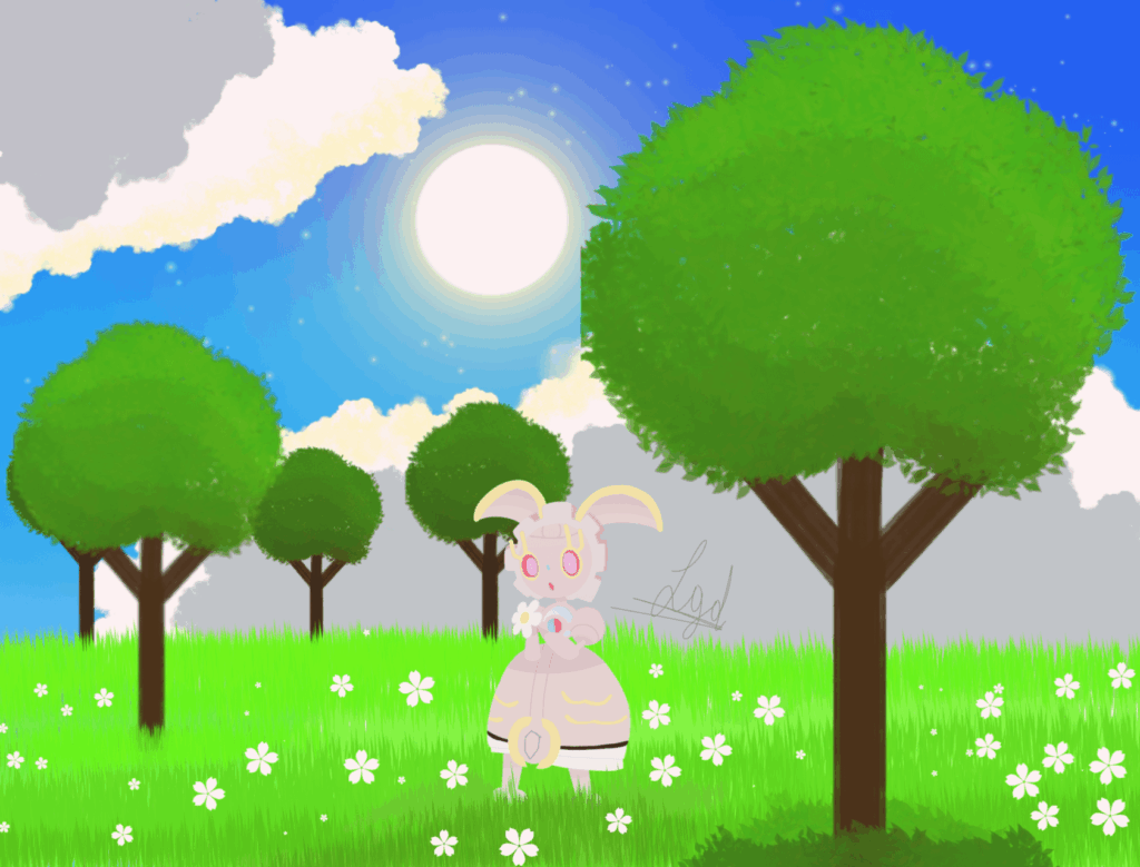 Magearna In a flower field [OC]