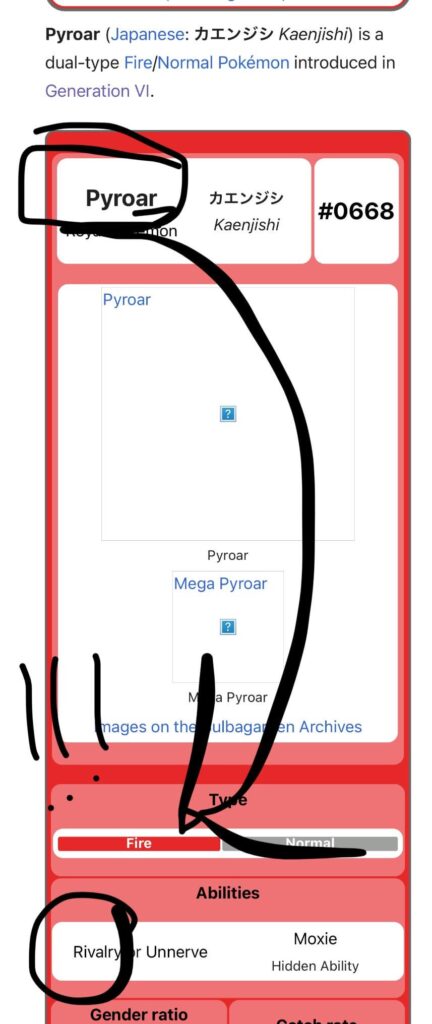 omg pyroar gets rivalry