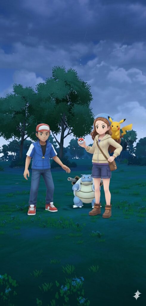 Pokemon with Pokemon trainers