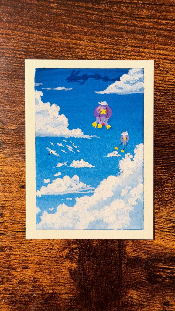 Gouache Painting - Drift Along [OC]