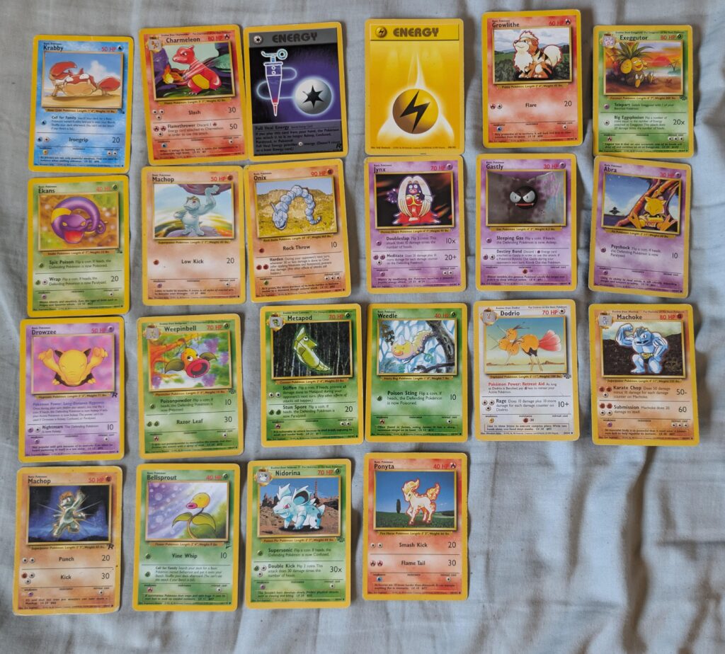 My vintage pokemon collection