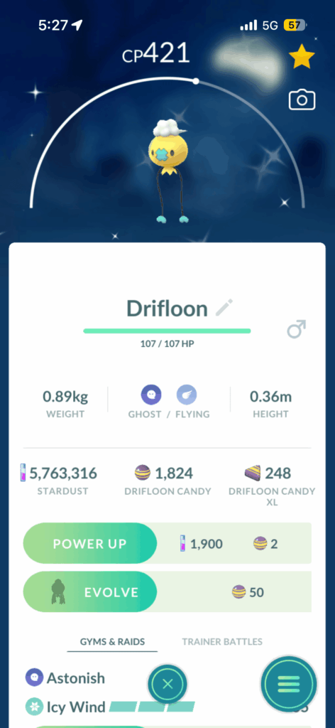 almost 600 drifloon later….