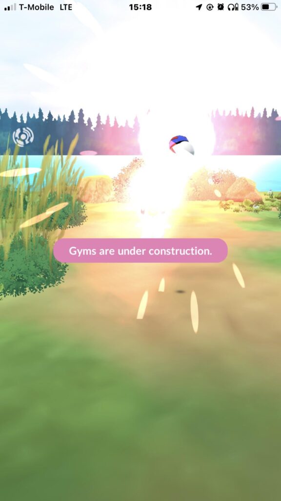 Lost so many pokeballs to this stupid error message that wouldn’t stop popping up made me drop pokeballs